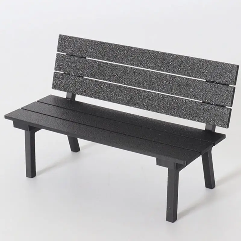 1-delig poppenhuis miniatuur simulatie bank creatieve stoel model accessoires thuis scène display rekwisieten ambachten