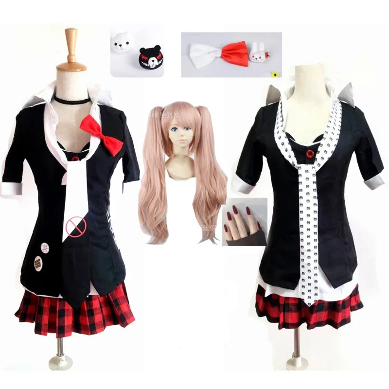

Cosdea Danganronpa Косплей Аниме Junko Enoshima Emboitement Inushio Kimuchi Dangan Ronpa Trigger Happy Havoc Косплей Костюм