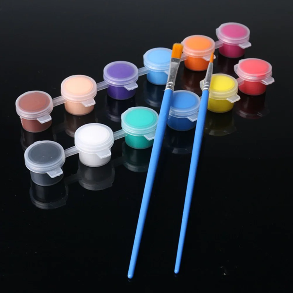 

25Pcs Watercolor Pigment Box Practical Plastic Paint Storage Case for Artists Students Painters Nail Art Durable Holder