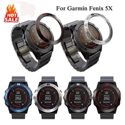 New Style Arrival Hot Sale Bezel Case Smart Watch Stainless Steel Cover Scratch Protective Ring For Garmin Fenix 5x / 5x Plus