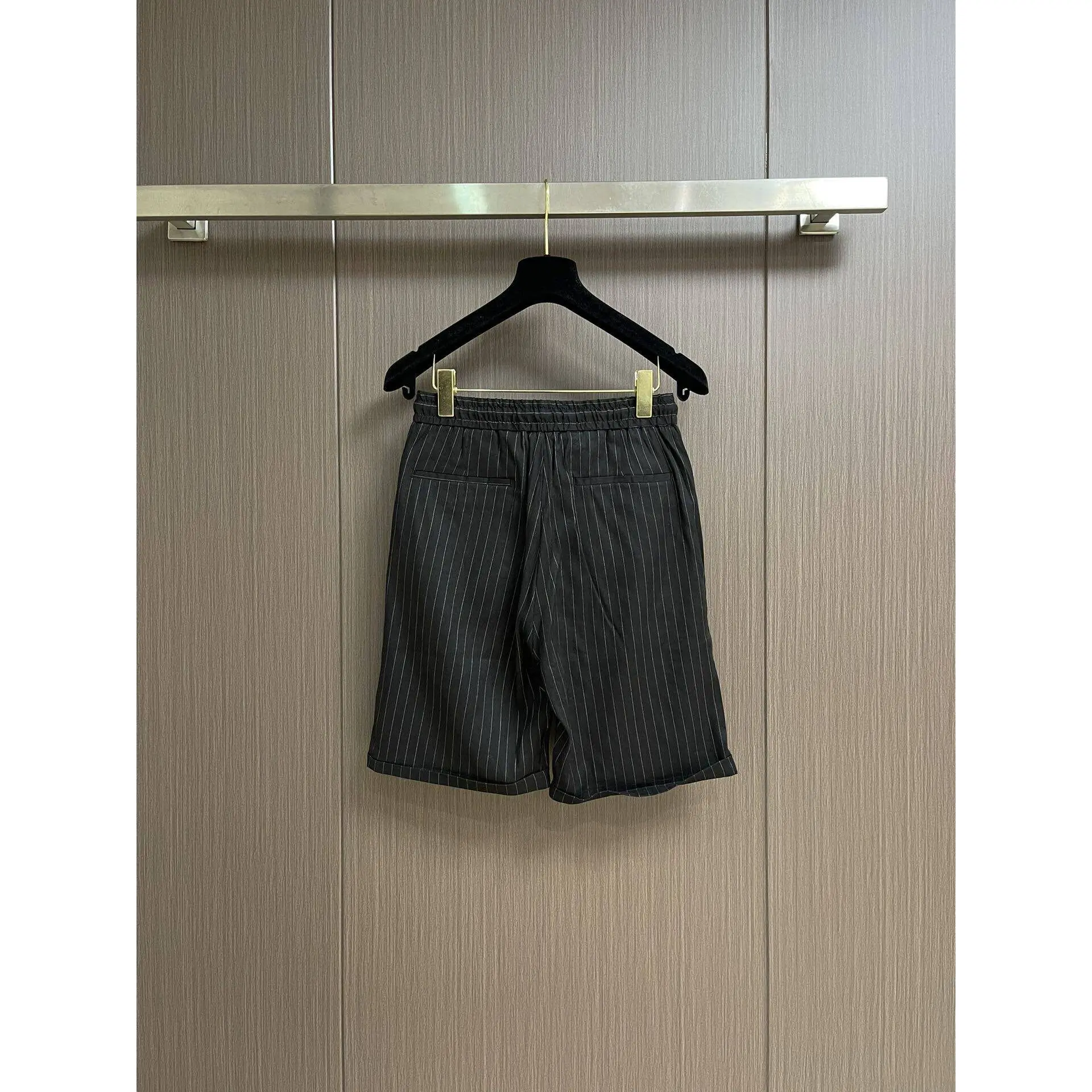 Italian old money BC 26ss cotton and linen drawstring casual five-point beach shorts