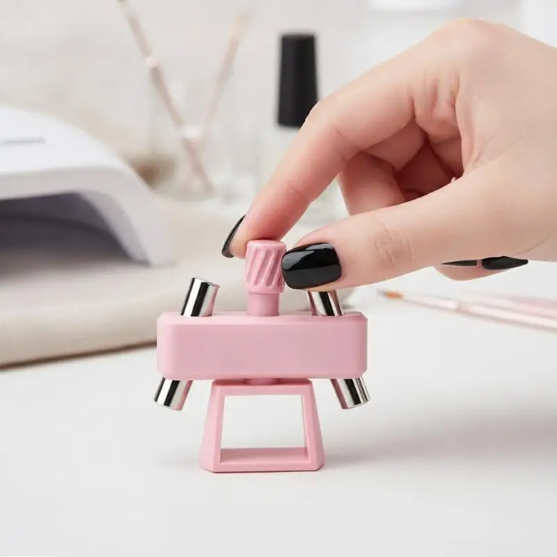 Outil magnétique pour ongles effet œil de chat en perles de verre réglable, léger et portable, idéal pour un effet œil de chat 3D, pour salon, voyage et projets de manucure DIY