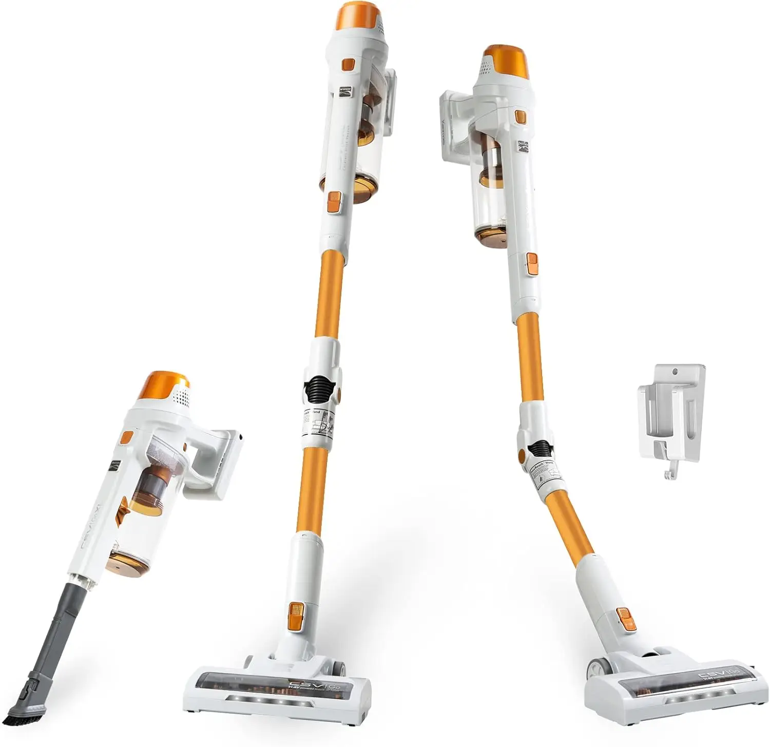 

21.6V Cordless Stick Vacuum with EasyReach Wand, 2-Speed Control, LED Light, Converts to Handheld for Hardwood, Carpet & Pet