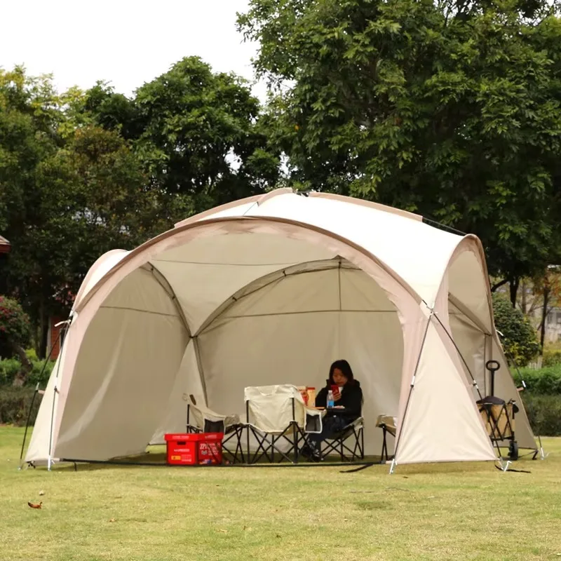 YTYINDome Style Multi-person Large Sunshade Sun Protection Windproof Folded Beach Canopy Tent Outdoor For Party