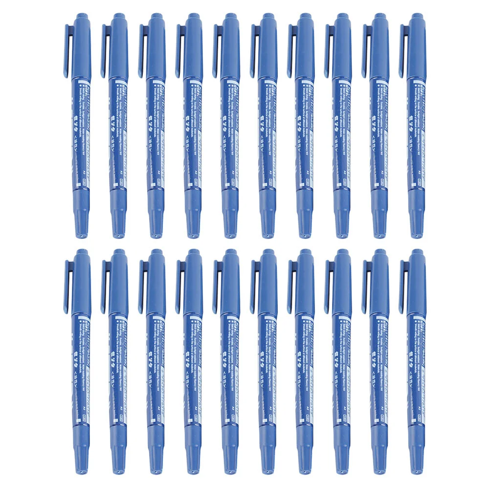 

20 шт., масляные чернила, ручки для рисования татуировок, двусторонний тонкий наконечник, водостойкий маркер для татуировки, принадлежности для рисования, ручка для рисования татуировок