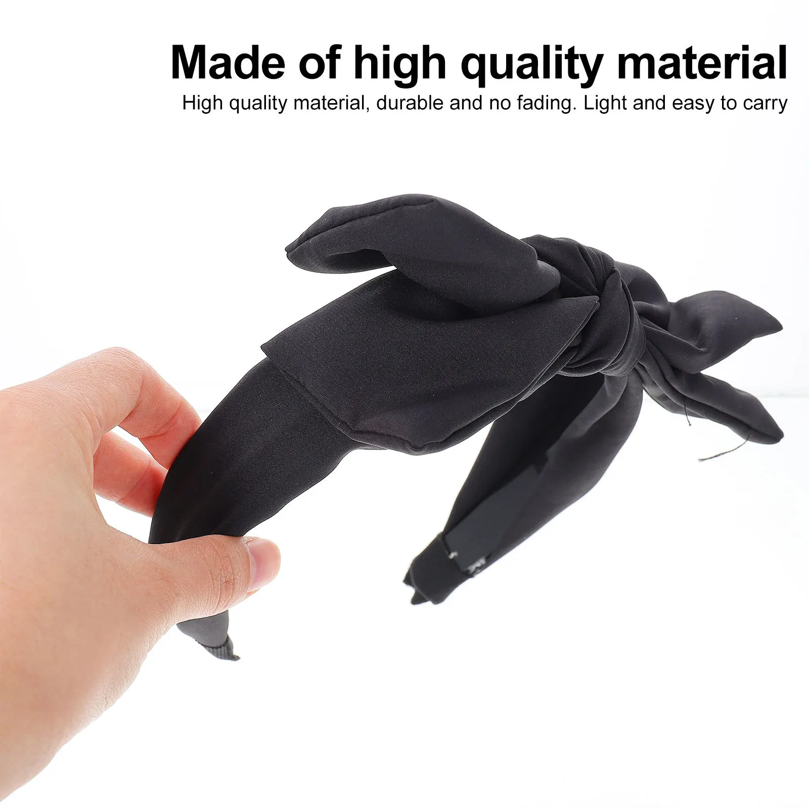

1pc Women Bowknot Cloth Art Headband Vintage Elegant Decorative Hair Ornament For Travel Daily Anti-Slip Hair