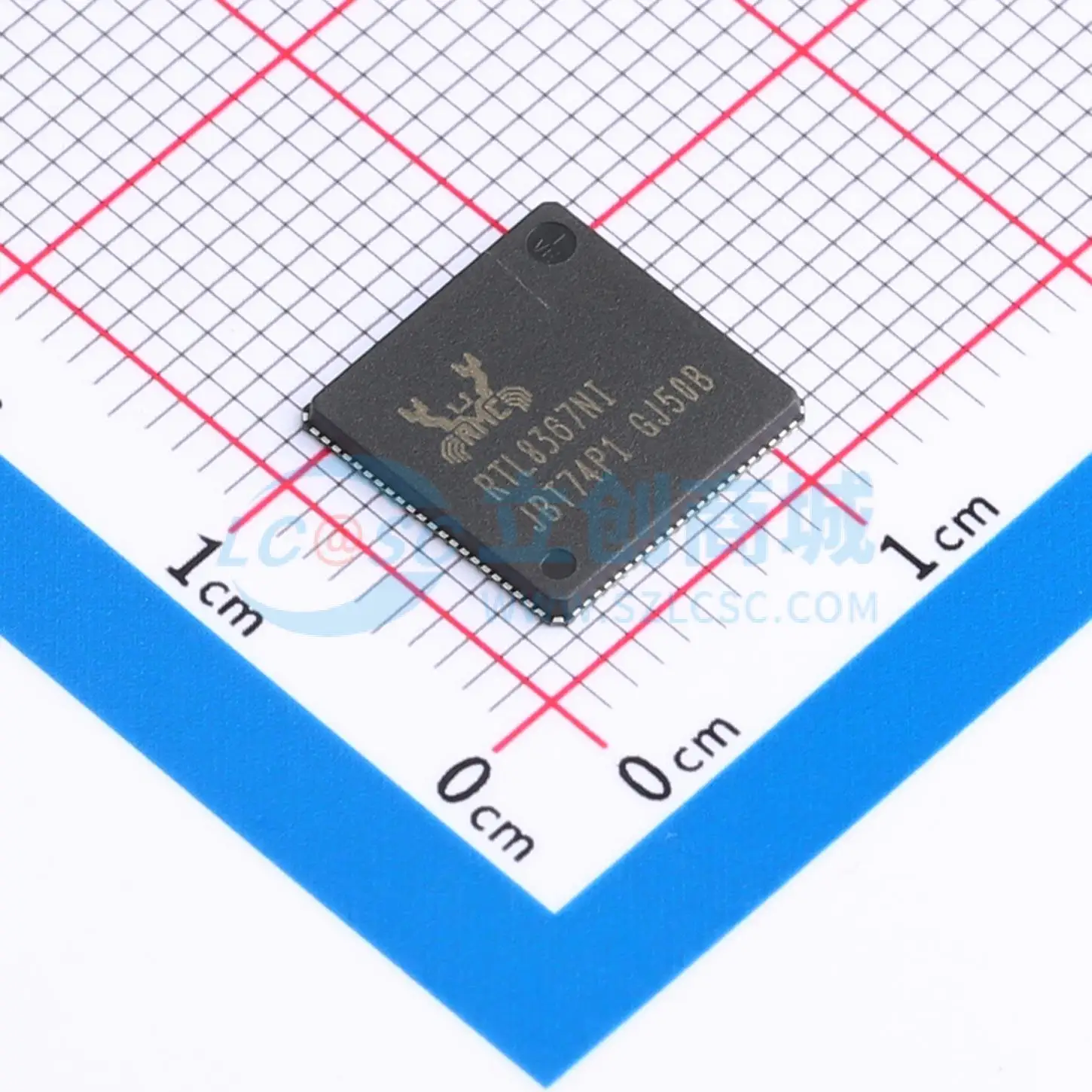 2pcs RTL8367NI-VB-CG QFN-88 5 GMII MII 1000BASE-T 10BASE-T 100BASE-TX Communication Interface IC