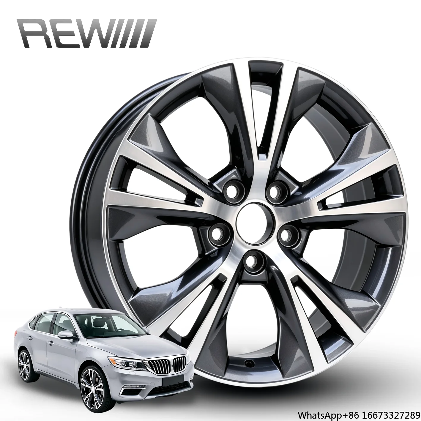 Forged/Casting Passenger Car Wheels 16-22 Inches 5x114.3 Alloy Construction 5*114.3/120  Multi Spoke for Family Sedan Upgrade