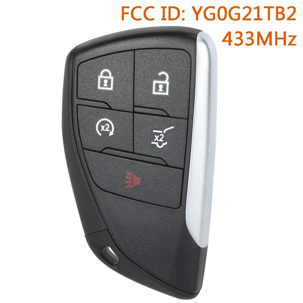 

KEYECU YG0G21TB2 HUFGM2718 Smart Remote Car Key Fob for Buick Envision 2021 2022 2023 2024 2025 13537970 433MHz YGOG21TB2