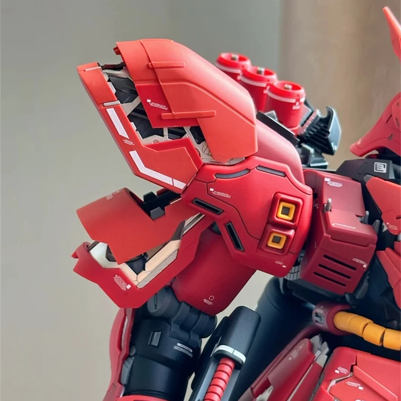 Bandai Mg Sazabi Gundam Ver.Ka Model Charproberen MSN-04 Robot Figuur Jongen Verjaardagscadeau Desktop Ornament 1/100 Geassembleerd Speelgoed