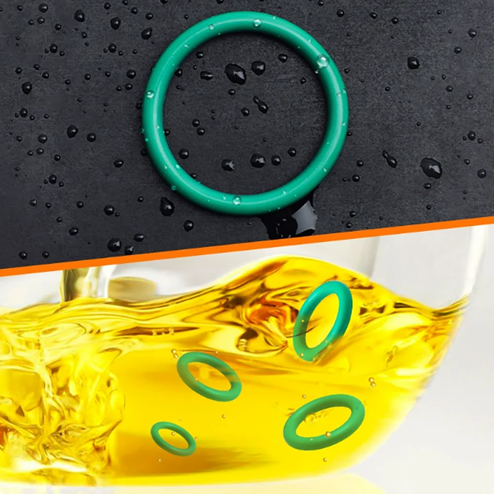 1-20개 녹색 FKM O-링 두꺼운 CS 3.5mm OD 58mm-100mm 불소 고무 내유성 가스켓 씰링 와셔 수도꼭지 배관 가스켓