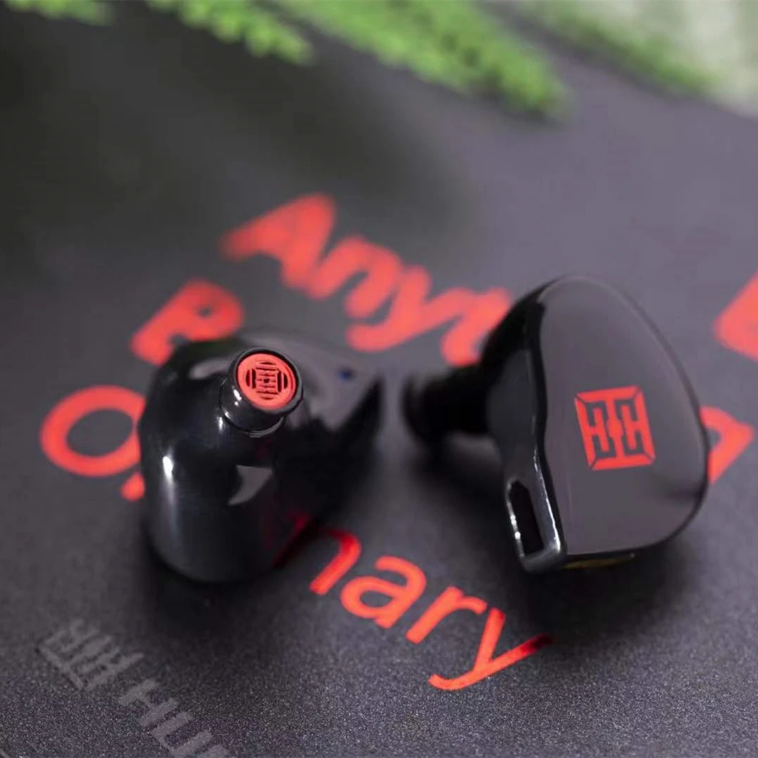 HUMKA Hamlet R 10 مللي متر ديناميكي الجرافين BA + DD الهجين Hifi الموسيقى Minitor DJ Studio 0.78 مللي متر 2 دبوس سماعات ثلاثية الأبعاد سماعات أذن