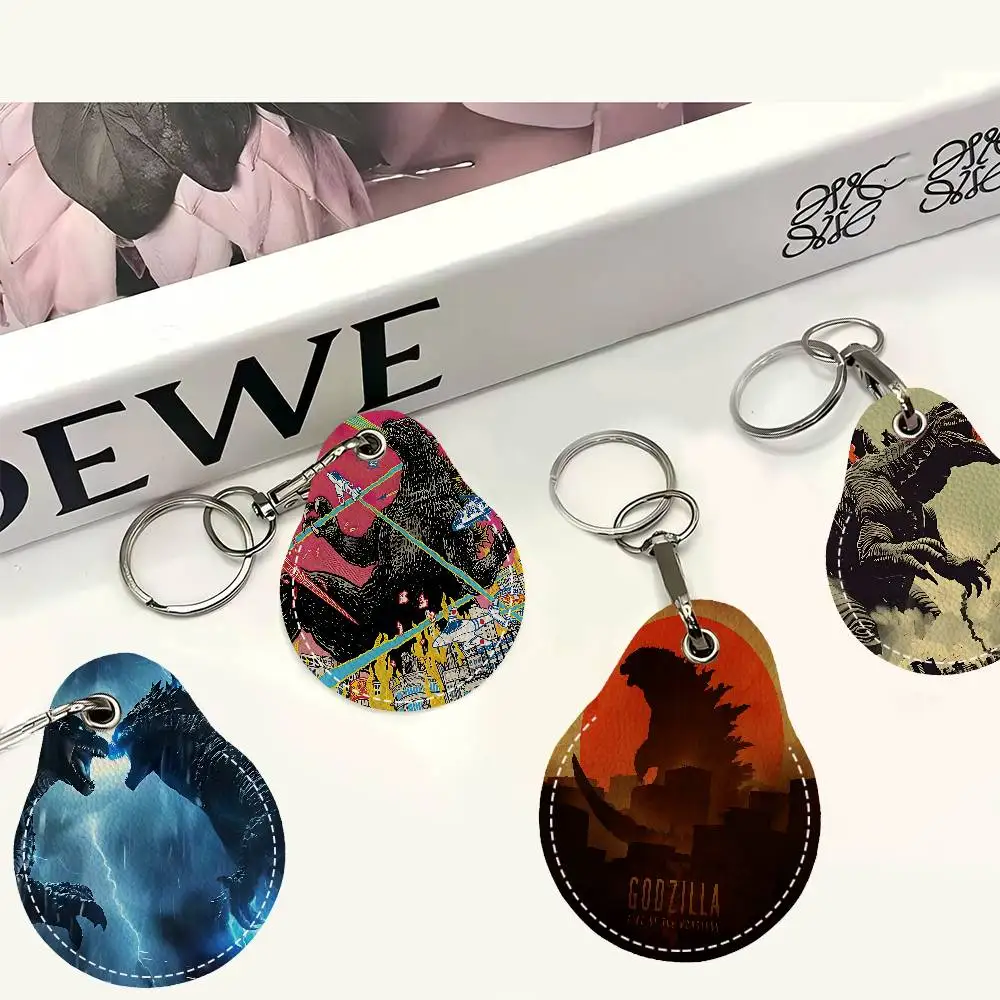 Monster G-GodzillaES Water Drop Access Card Case Anti-lost Fingerprint-proof Card Holder Keychain Anti-fall Accessories