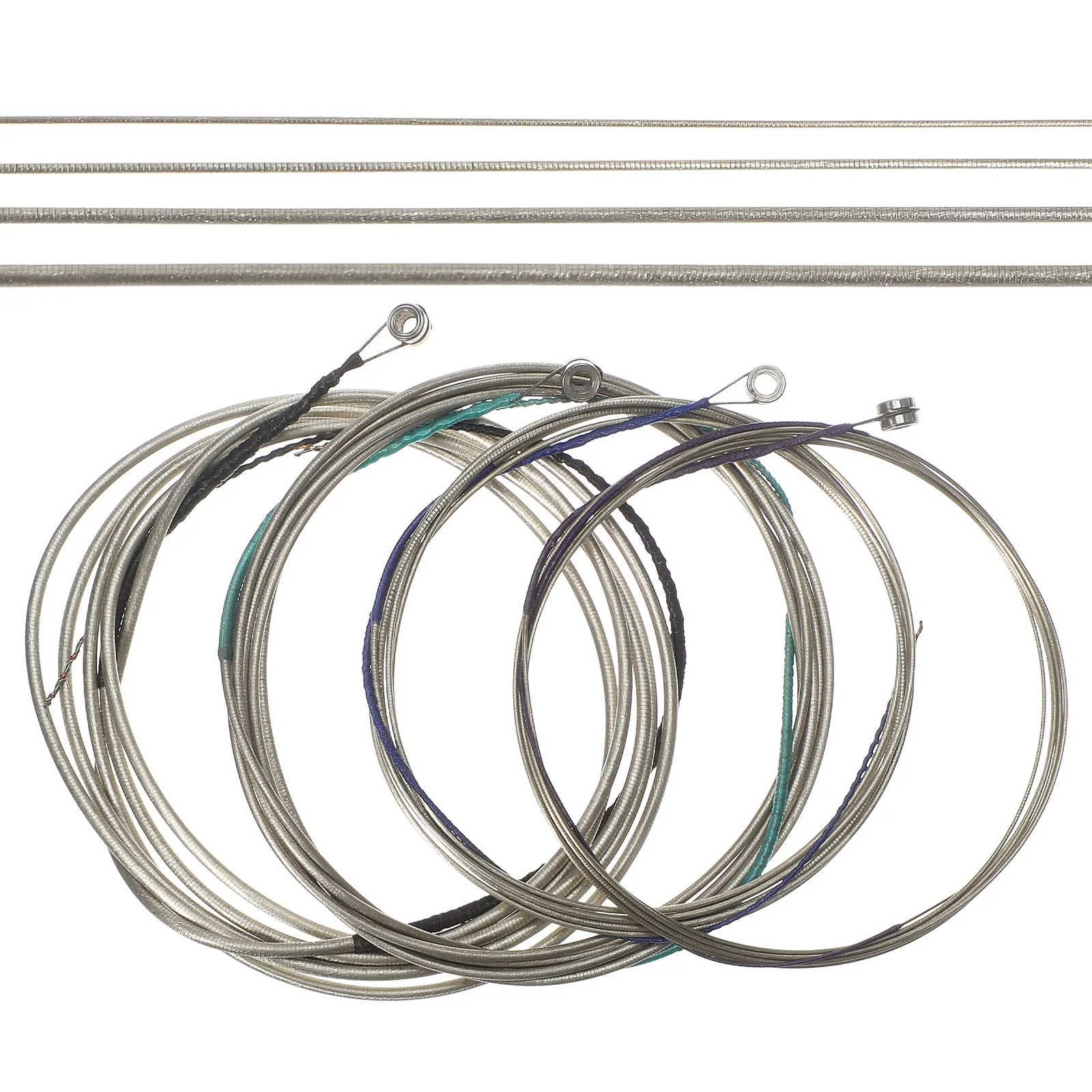 Cello Strings 4 Piece Stainless Steel Set Durable Smooth Play Comfortable Tone for Violoncello