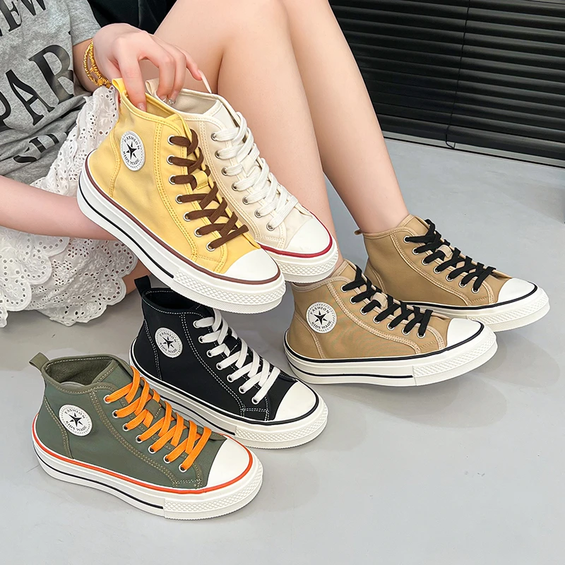 Zapatos De Mujer Tendencia Women Platform Sneakers Mango Head Women Casual Canvas Shoe Breathable Sneakers Skateboard Shoes