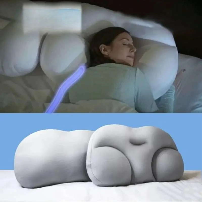 

All-round Egg Shaped Cloud Pillow Soft Bed Pillow Nursing Pillow 3D Ergonomic Sleeping Memory Foam Egg Shaped Ergonomic Pillows