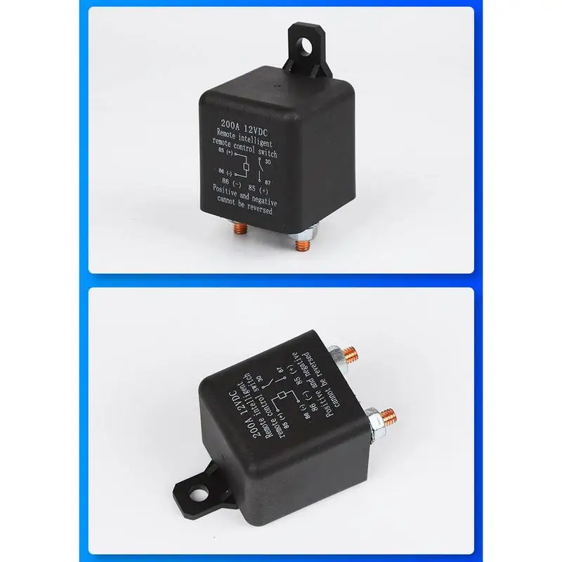 Voltage Sensitive Relay Remote Control Battery Relay Isolator 12V Car Battery Charger Switch For ATV Boats RVs Off-Road Vehicles