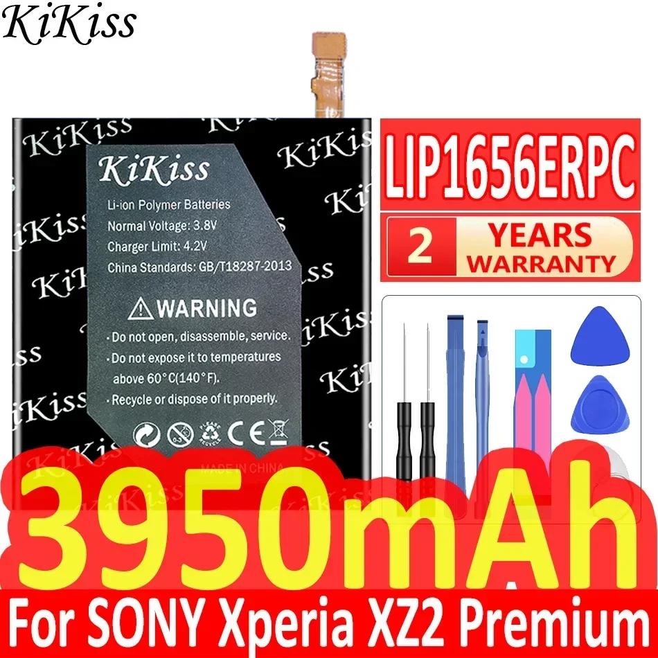 

Аккумулятор KiKiss LIP1655ERPC 3950 мАч для Sony Xperia XZ2 H8296, батарея + Бесплатные инструменты