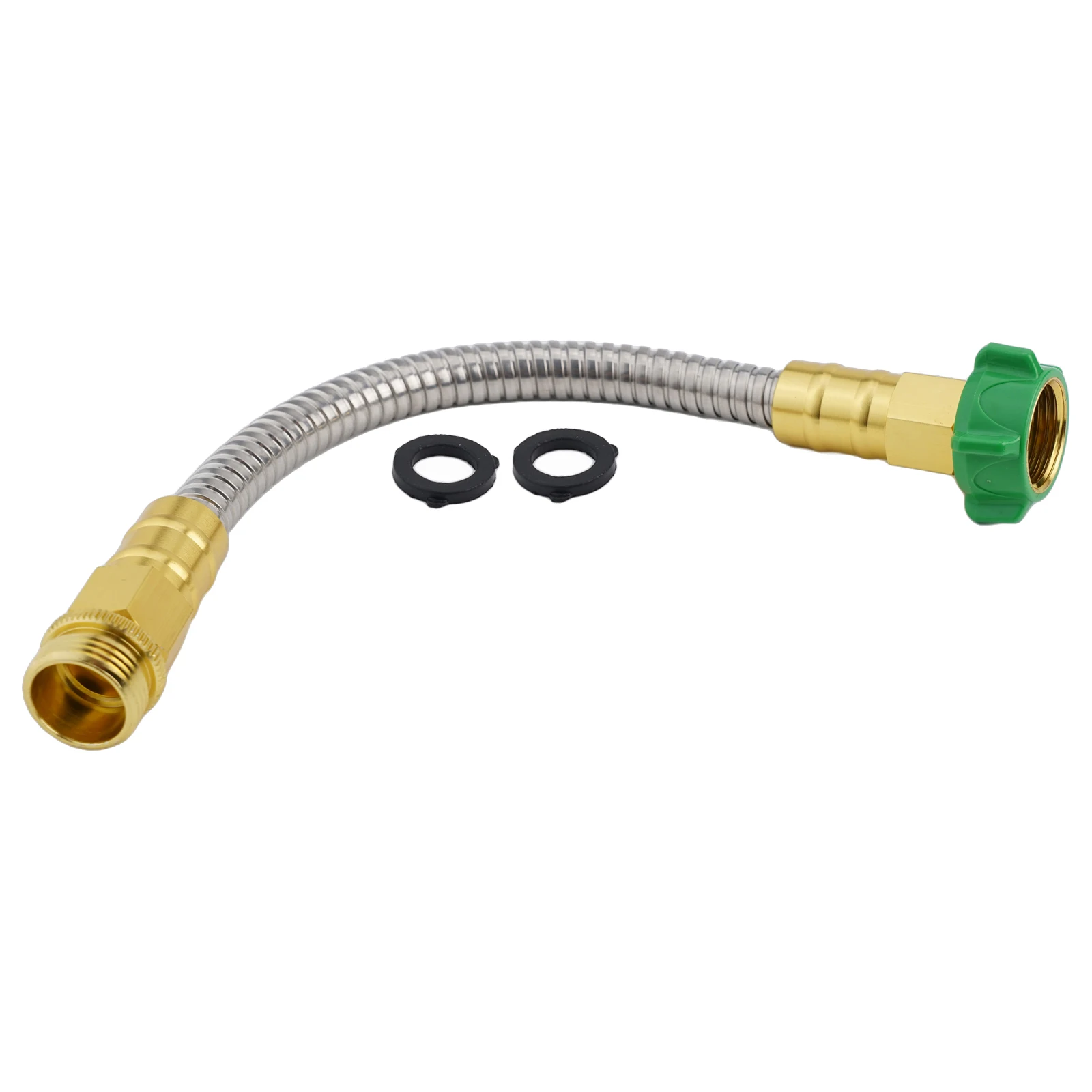 

Simplified Watering Solution Leakproof and Lightweight Stainless Steel Garden Hose at a Handy Length of One Foot