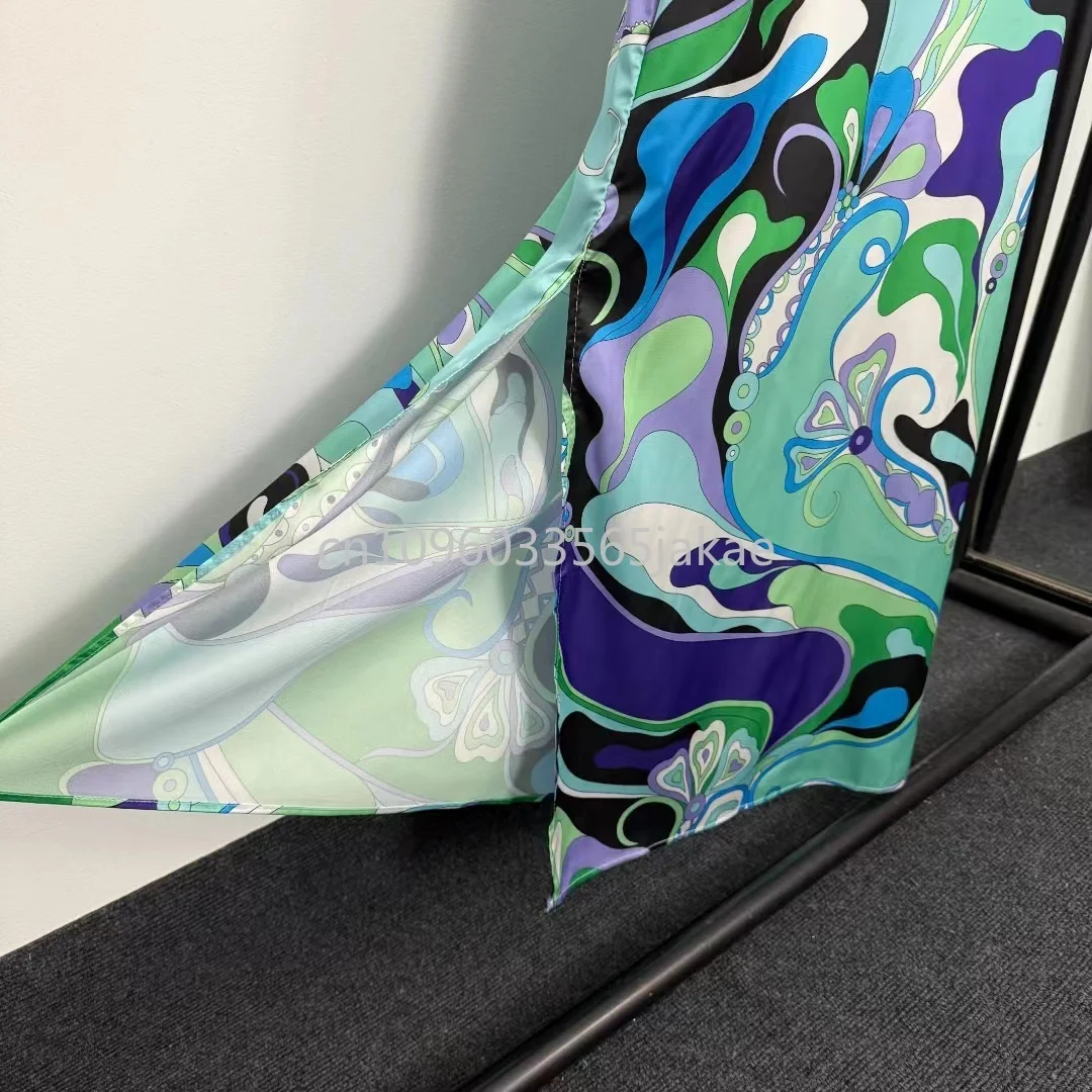 럭셔리 디자인 여성 섹시 캐미솔 드레스 디자이너 브랜드 여성 슬릿 드레스 패션 스커트