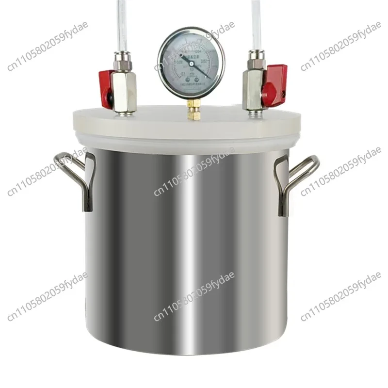 Diversion tank resin collection defoaming bucket vacuum container geotechnical vacuum saturation cylinder negative pressure
