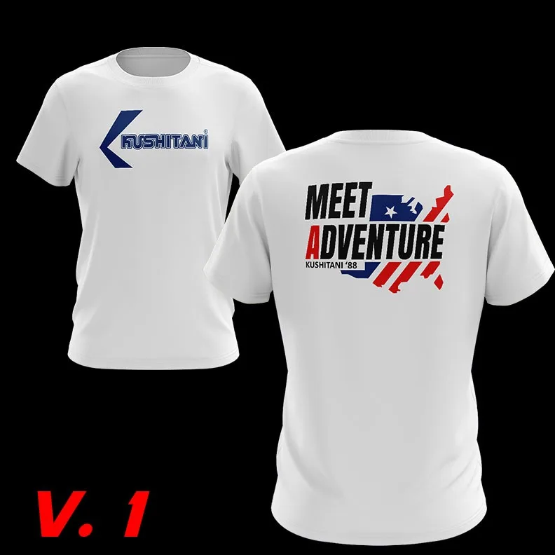 

BAJU MOTOR KUSHITANI VER 1 MEET ADVENTURE TORING VINTAGE RACING PERFORMANCE Fashion American Street Short Sleeve Men's Women's