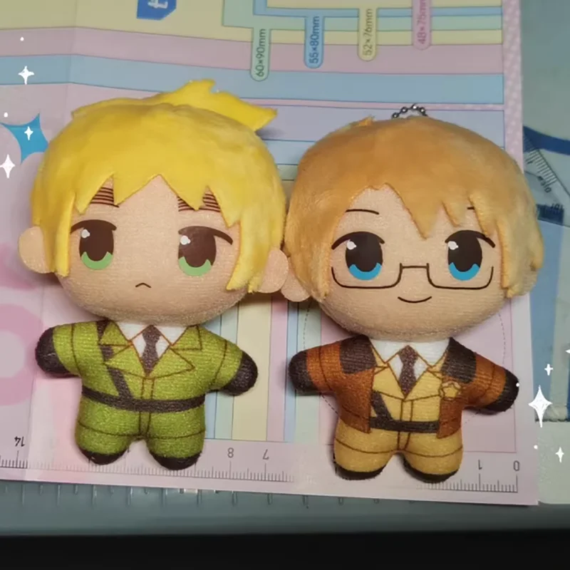 10cm Axis Powers Worlds Stars Plush Doll Keychain Hetalia Plusie Arthur Kirkland Alfred  Jones Plush Doll Pendant Wang Yao Gift