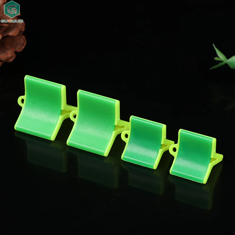 10 قطعة خطاف ثلاثي غطاء هوك حماة مع فتحات الأكمام ملحقات صيد سمك الصيد خارج هوك غطاء السلامة حماية الصيد السنانير