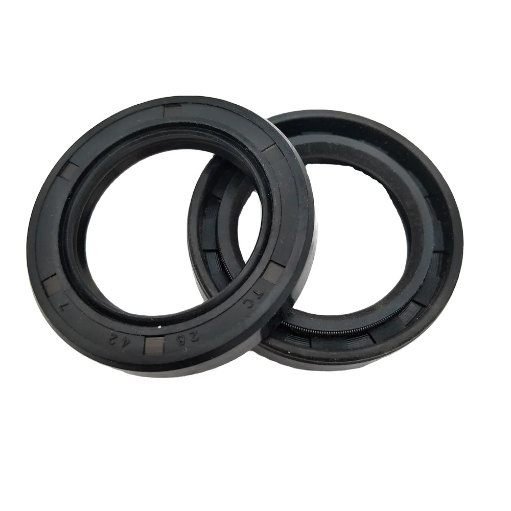 SIGO 42x72x8/10/12  42x75x10/12 Nitrile Rubber NBR Two Lip Spring TC Gasket Radial Shaft Skeleton Oil Seal