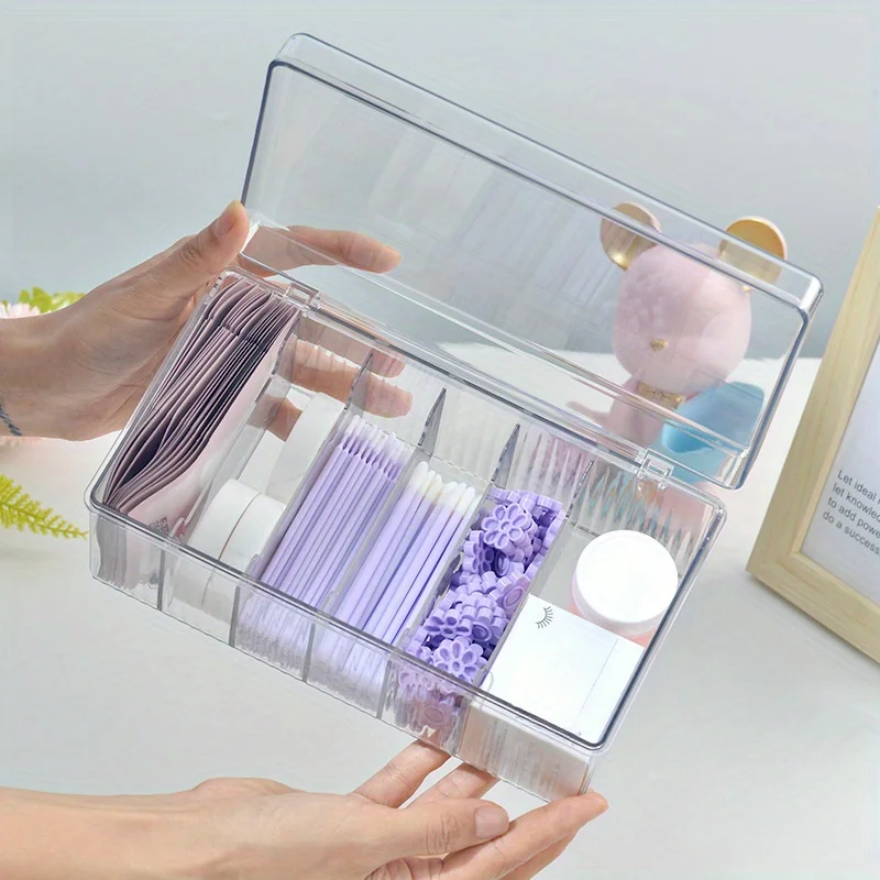 Eyelash Beauty Organizer Display Rack Eyelash Extension Supplies Storage Display Box for Grafting Lash Extension Cosmetic Holder