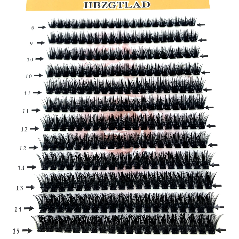 HBZGTLAD 30D/40D/60D/66D/80D/88D/100D 9-16mm Mix D Krul Individuele wimperextensions Clusters Wimpers Zachte en natuurlijke valse wimpers