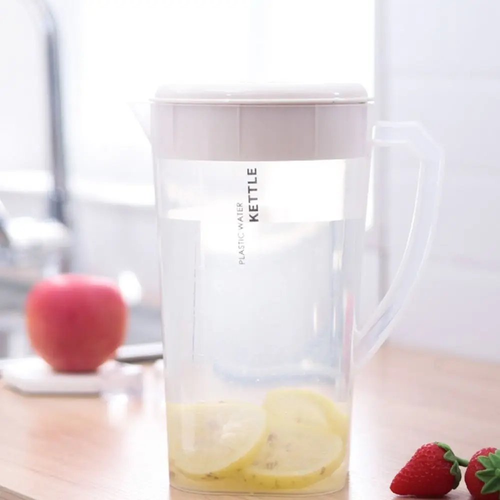 1.3/2.2/3L Cold Water Kettle Household Heat Resistant Large Capacity Pitcher Plastic Fall-resistant Juice Jug Refrigerator