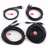 1.5/3/5/10/15M/20M 3.5mm Male to Male Jack Audio Stereo Aux Extension Cable Cord for TV Computer Laptop MP3/MP4 E3