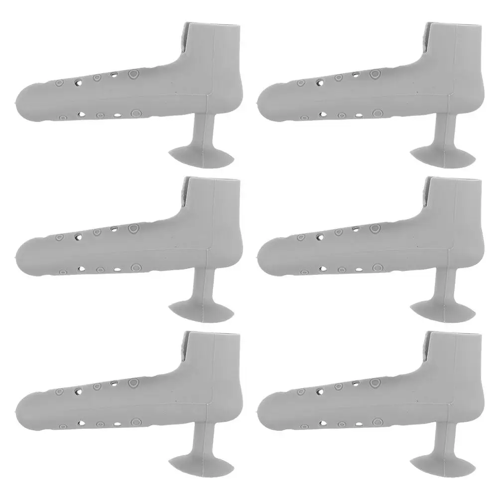 

Набор из 6 силиконовых накладок на ручки дверей с присосками, защита от ударов, серые, для детской безопасности, для ручек шкафов