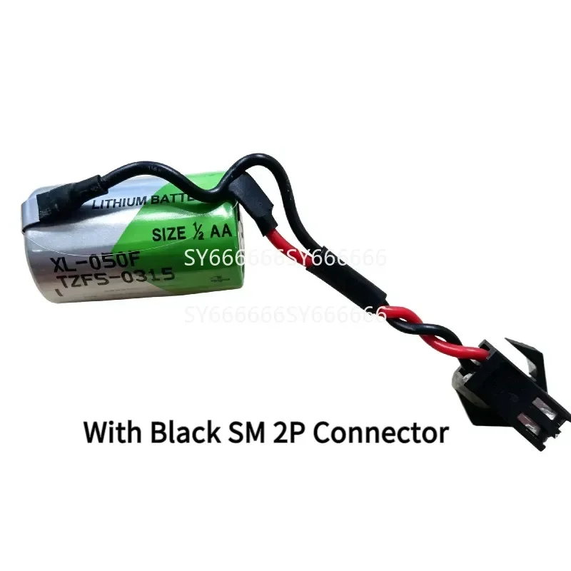 100% New Original For XENO With Black SM 2P Connector XLP-050F 3.6V 1/2AA ER14250 Lithium Thionyl Chloride Industrial Battery