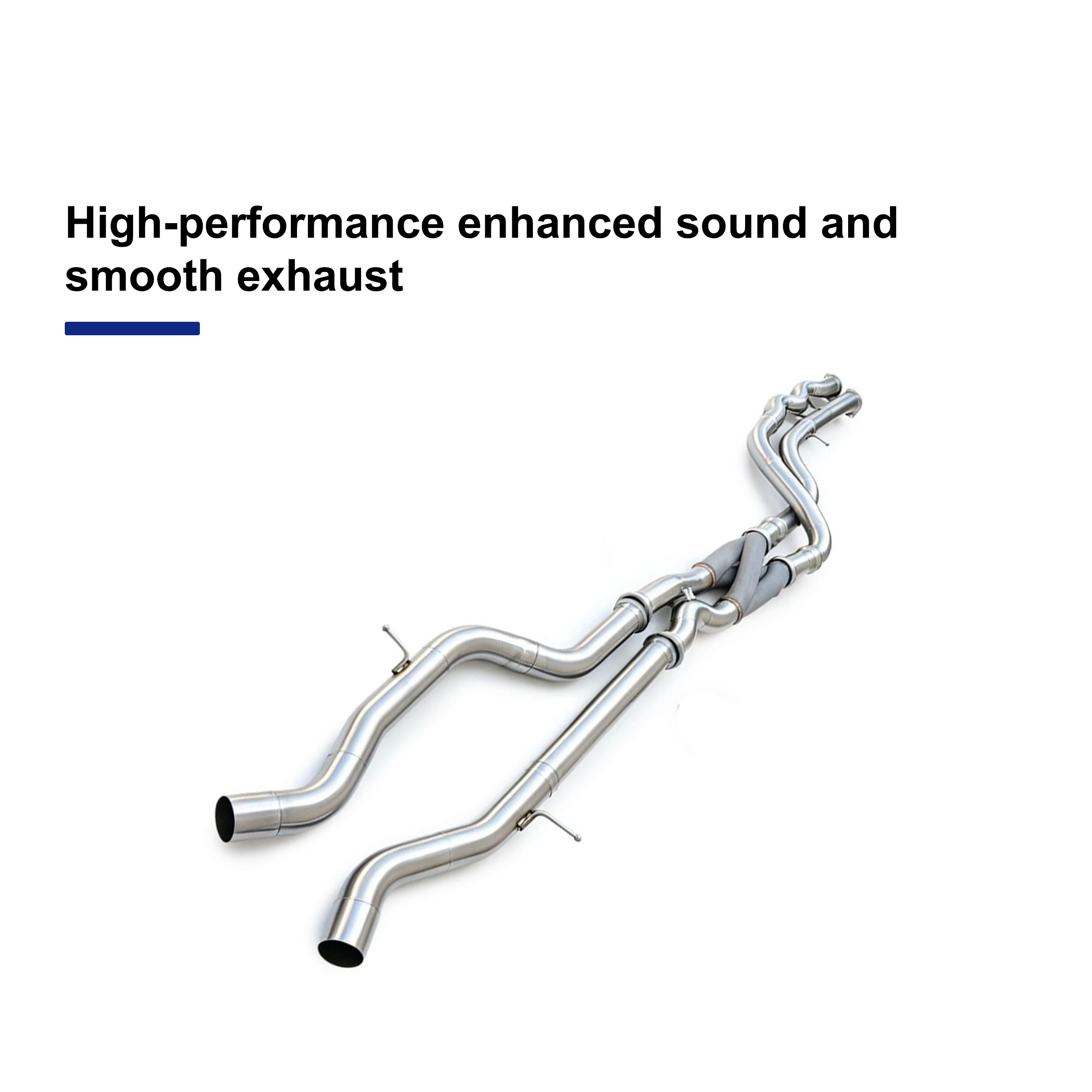 High Performance Exhaust Middle Pipe with Z-Pipe for BMW M3/M4 F80/F82/F83 3.0T 2014-2019 - Automotive Tuning And Modification P