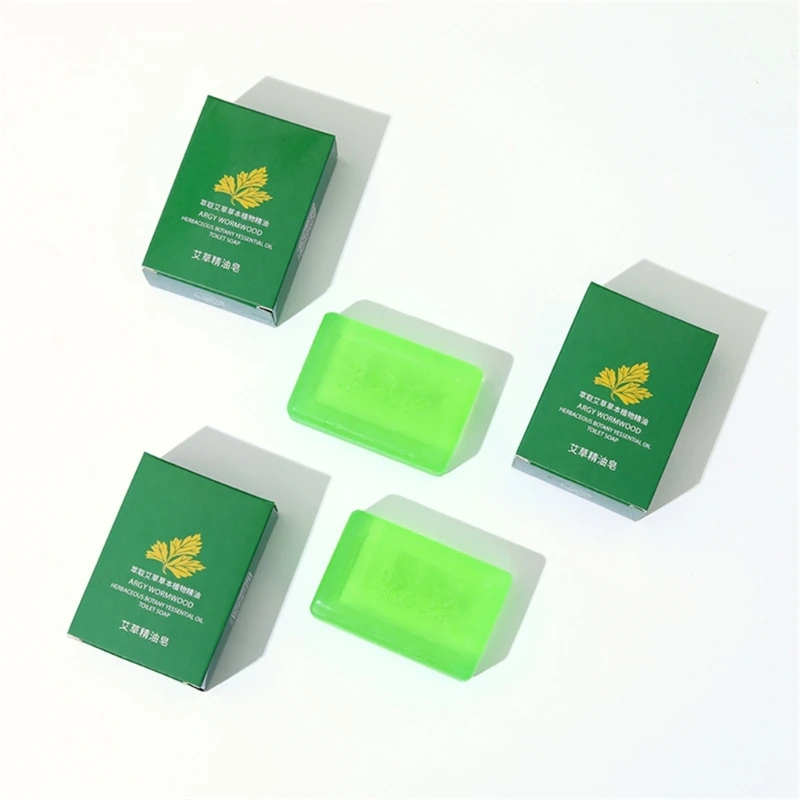 Sapone detergente per corpo con sapone all'olio essenziale artemisia naturale per donna, uomo, regalo 918D