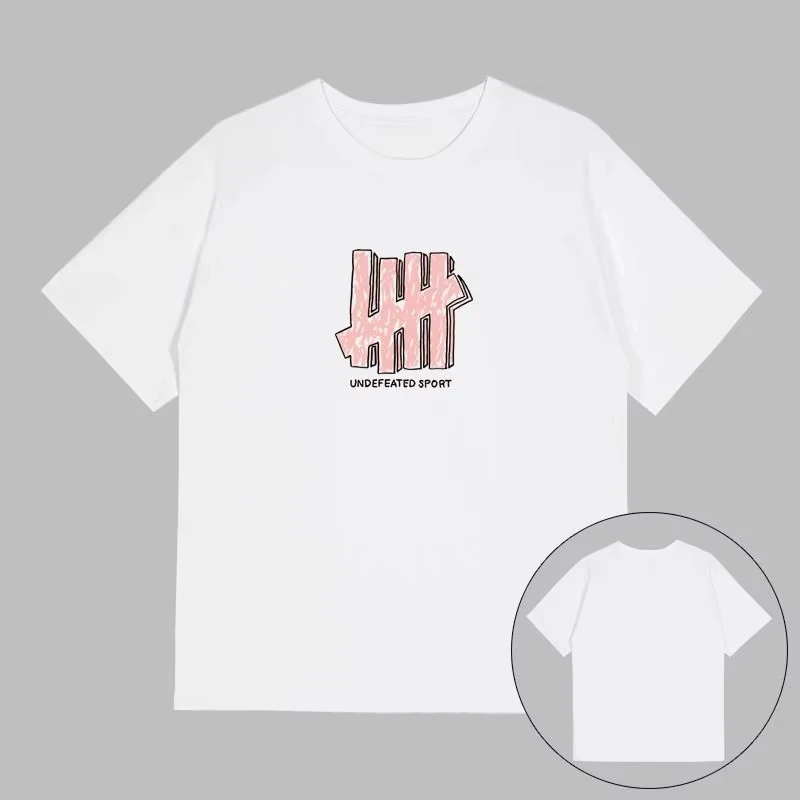 2026 Summer New Short-sleeved T-shirt Men and Women All Match Couples Fashion Brand Casual Half Sleeve