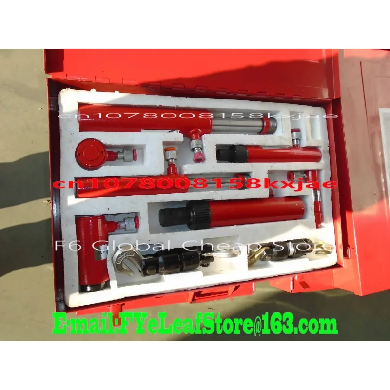 معدات إصلاح جسم السيارة الهيدروليكية المحمولة اسطوانة رام التراجع لمقبس الطاقة porta #5