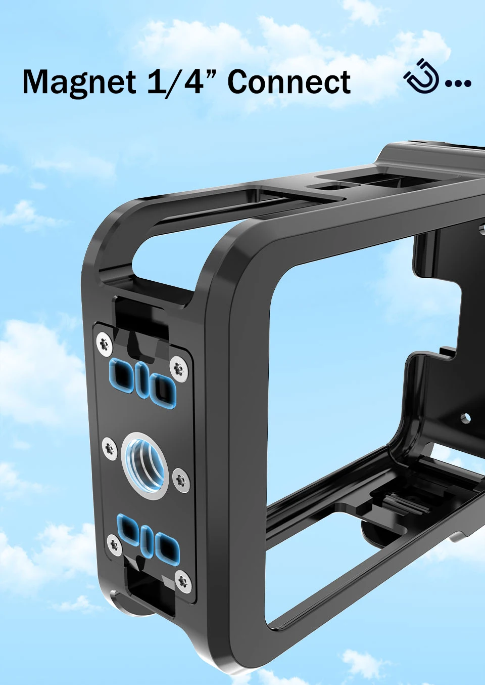 Für DJI OSMO 360 Kamera Zubehör Schutzhülle Rahmen Standard Gehäuse Hard Shell Protector Verbinden Magnet Für Dji OSMO 360 – Detail 10