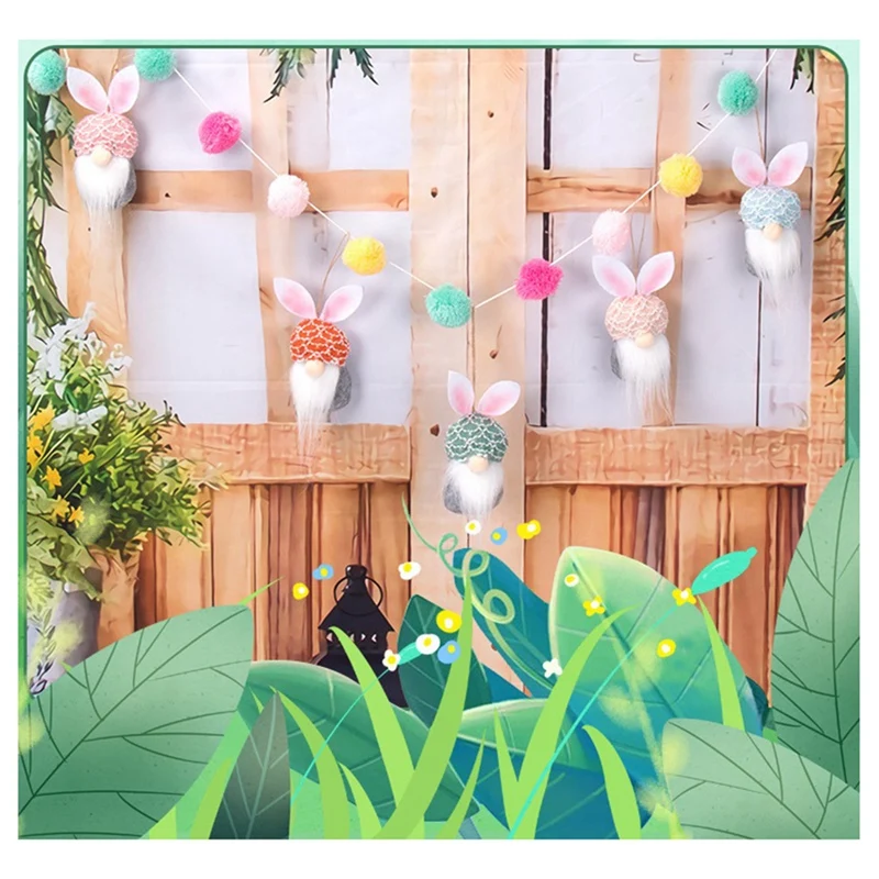 家庭用家族用セット,手作りのバニーギフト,装飾キット,家庭用キャンプ,家族用,春,5個