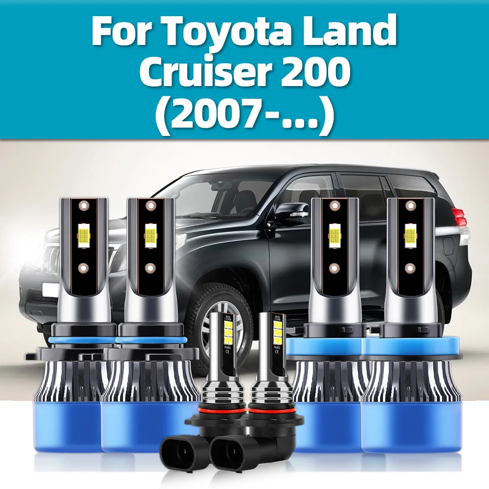 

Led CSP 3570 Chips Car Headlights 110W 15000LM Headlamps Fog Lamp For Toyota Land Cruiser 200 2007 2008 2009 2010 2011 2012-2023