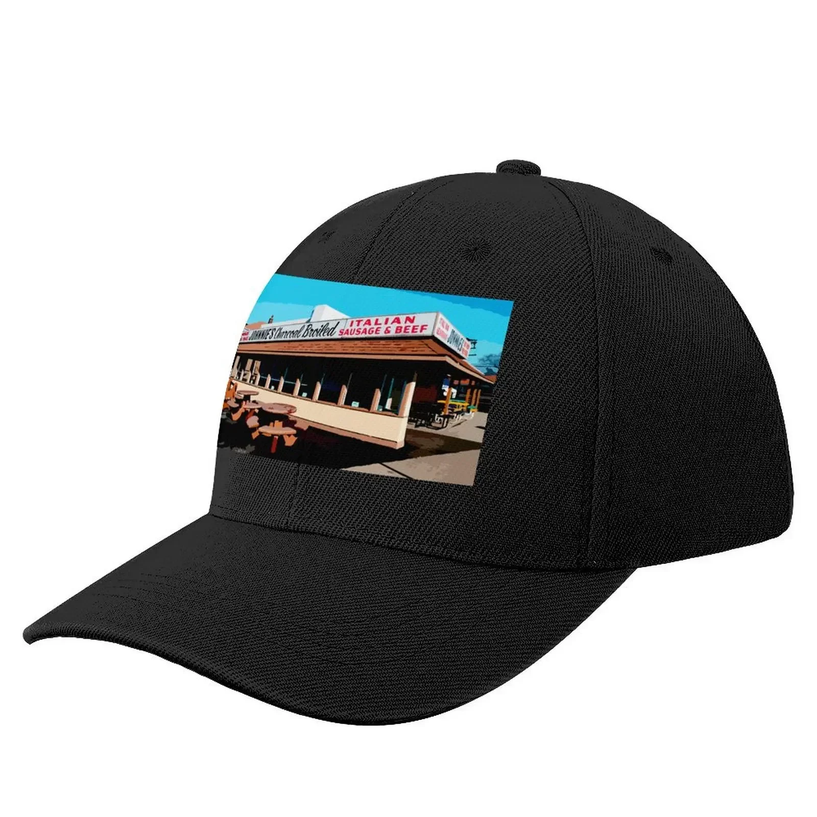 Johnnie's Beef - Elmwood Park - Chicago Food Classic Baseball Cap Hat Baseball Cap Rave Hats Man Women's