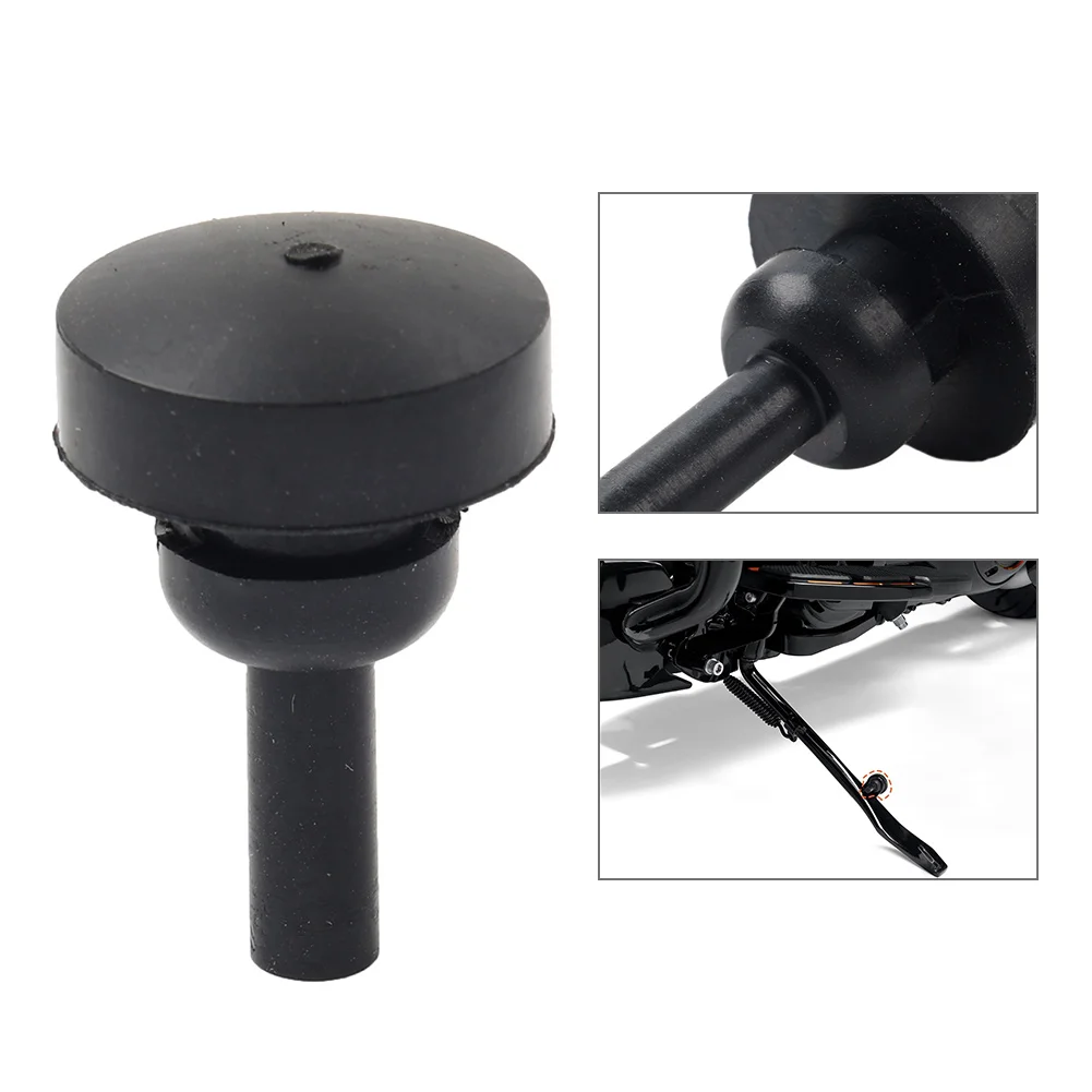 Motorcycle Rubber Kickstand Bumper for Harley Davidson 2007-2023 Touring Electra Glide Road King FLHR