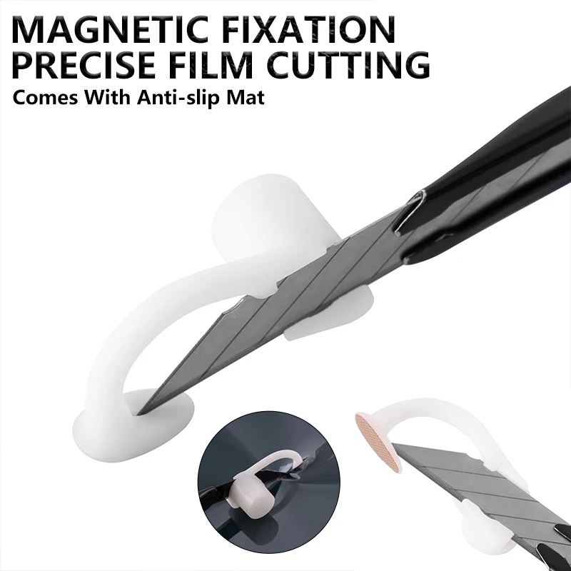 

Window Tint Cutting Spacer Guide Car Vinyl Wrap Cutter Protective Spacer Anti-Scratch Cutting Locator Car Film Auxiliary Tools