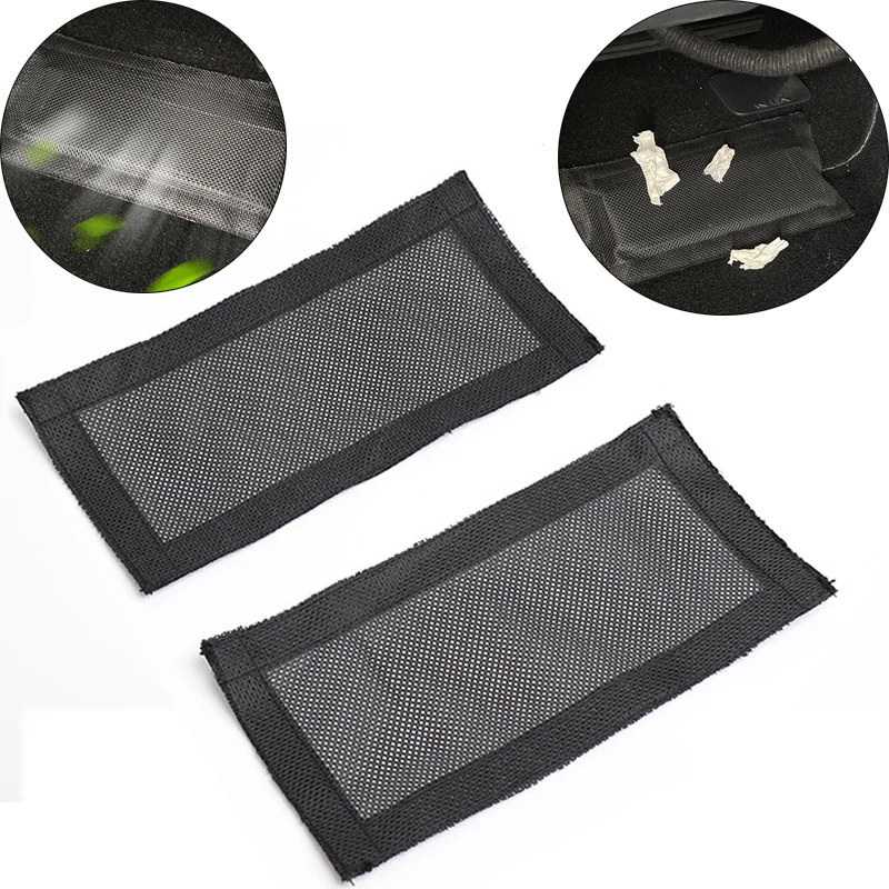 

2pcs Car Air Outlet Cover Rear Under Seat Air Vent Seat air outlet dust screen outlet cover Seat Anti Blocking Dust Mesh Net