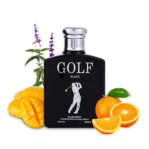 100ML 3.4FL.OZ Perfume para hombre - Inspirado en P.olo Black Woody Notes Eau De Toilette Spray - con salvia, absenta, limón