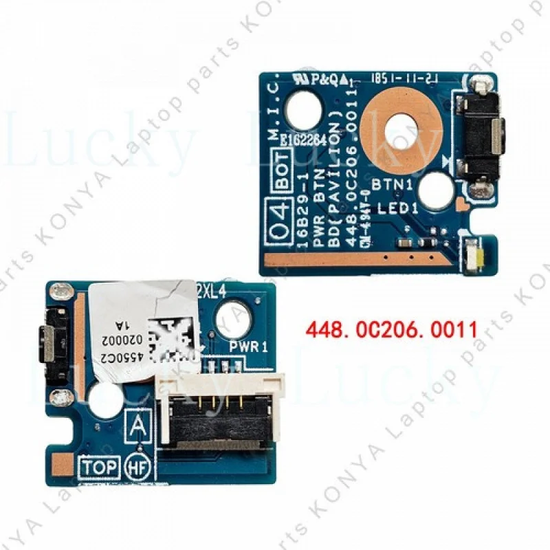 f  New For HP X360 11-AD 14-BA 15-BR TPN-W124 W125 W126 Laptop Power Button Board