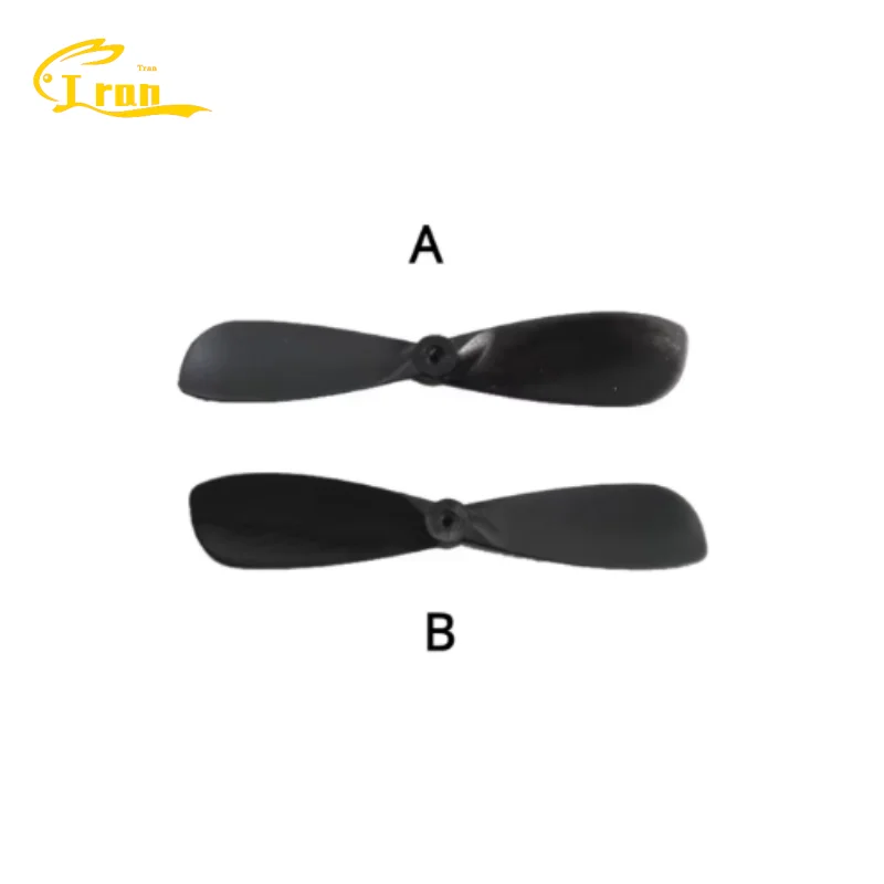 

Remote controlled glider 614, 710 motor special nylon propeller blade shaft 0.8mm 46mm forward and backward propeller blades