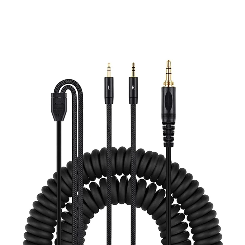 

M2EC Audiophile-Grade Headphone Coil Cable with Dual 2.5mm Jacks for Hifiman HE400S